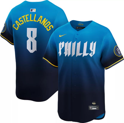 Nike Men's Philadelphia Phillies City Connect Nick Castellanos #8 Limited Vapor Jersey