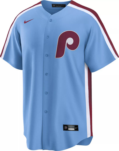 Nike Men's Philadelphia Phillies Kyle Schwarber #12 Blue Alternate Replica Jersey