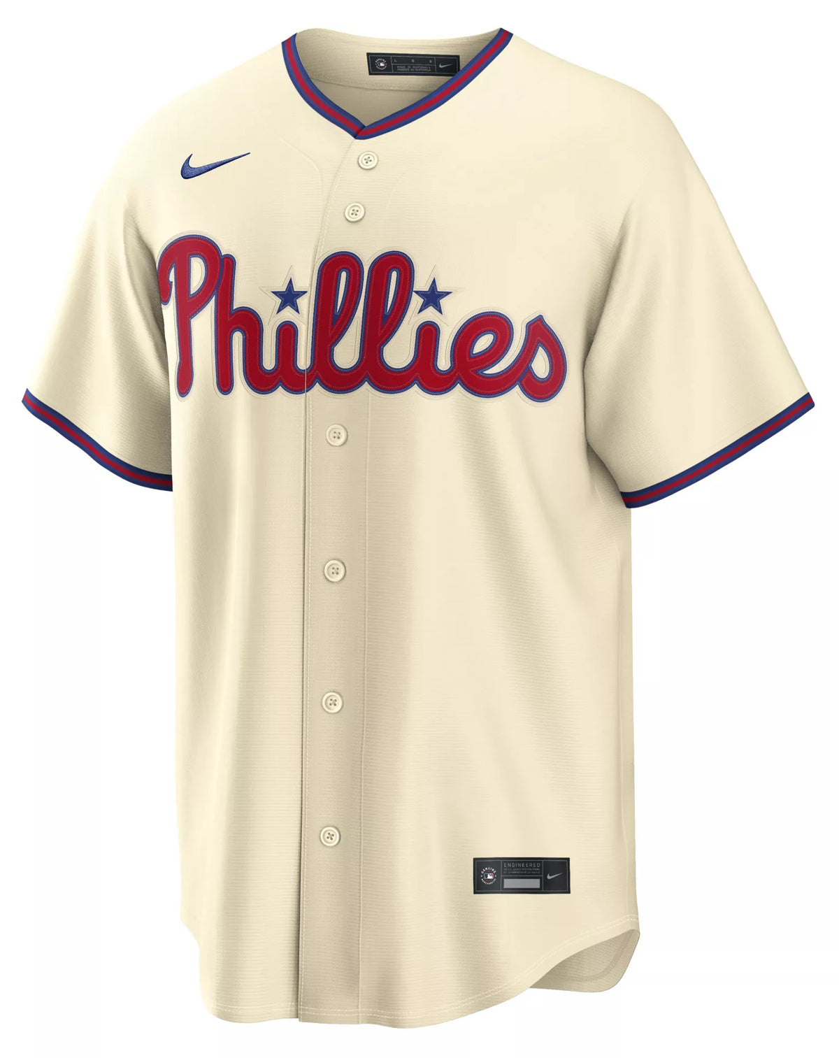 Nike Men's Philadelphia Phillies White Bryce Harper #3 Alternate Replica Jersey