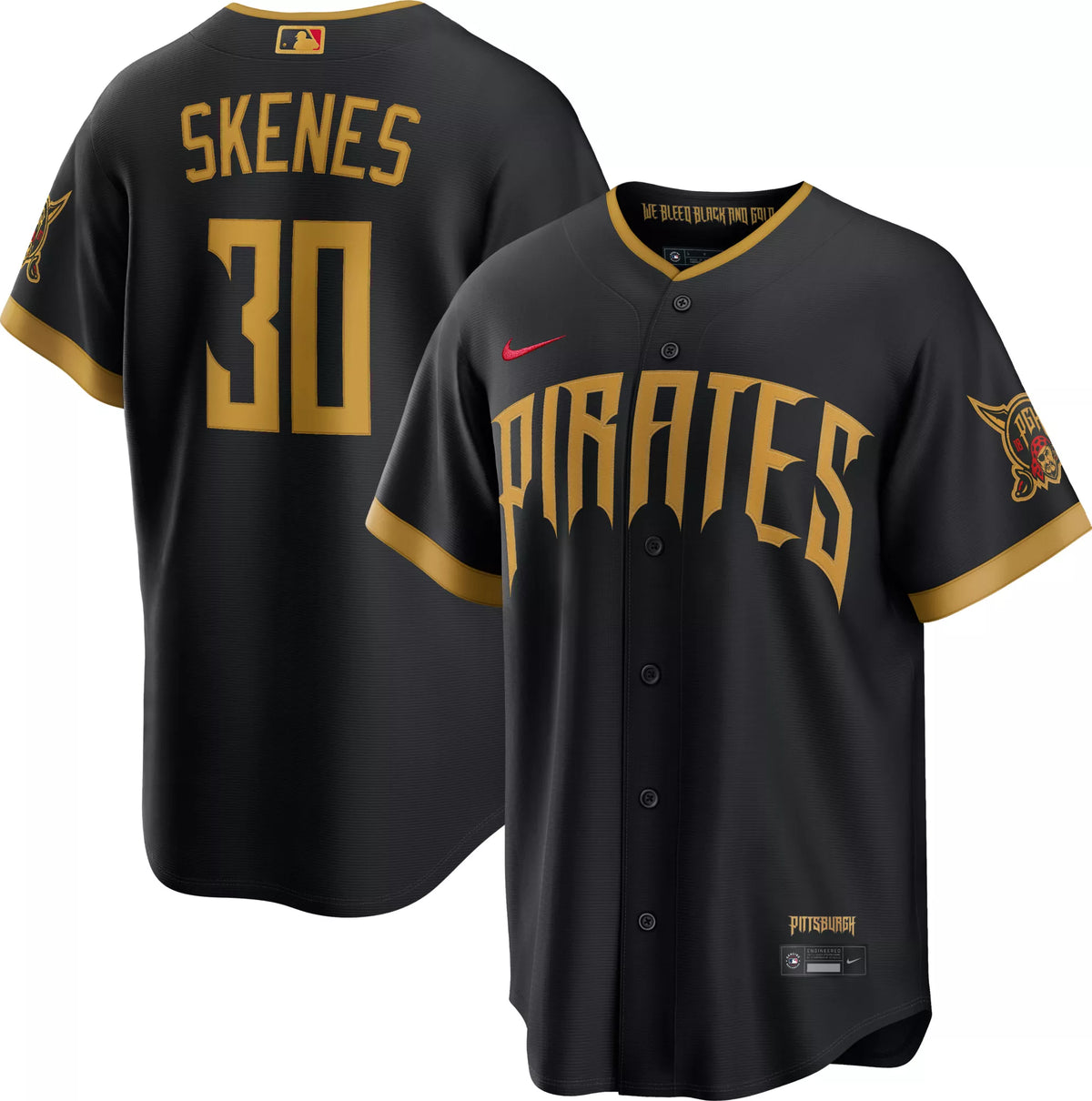 Nike Men's Pittsburgh Pirates Paul Skenes #30 2026 City Connect Stadium Jersey