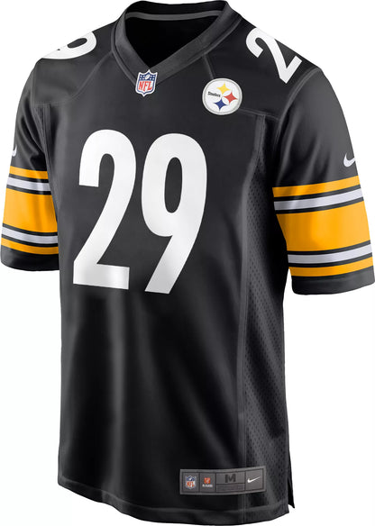 Nike Men's Pittsburgh Steelers Black Eli Heidenreich #29 Jersey