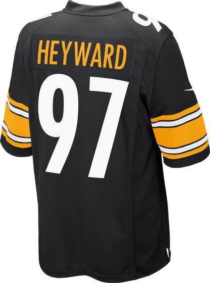 Nike Men's Pittsburgh Steelers Cameron Heyward #97 Black Game Jersey
