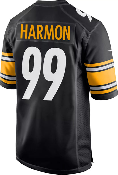 Nike Men's Pittsburgh Steelers Derrick Harmon #99 Black Game Jersey