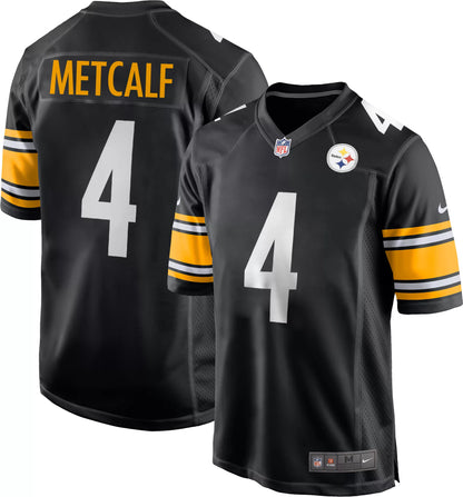 Nike Men's Pittsburgh Steelers DK Metcalf #4 Black Game Jersey
