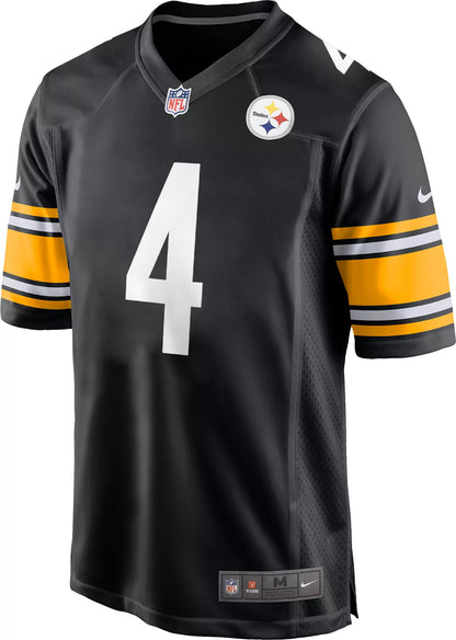 Nike Men's Pittsburgh Steelers DK Metcalf #4 Black Game Jersey