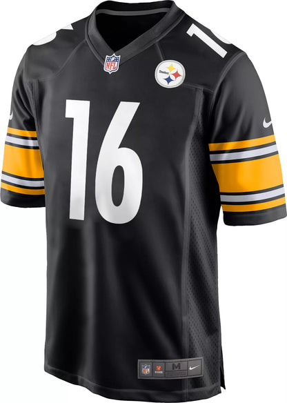 Nike Men's Pittsburgh Steelers Drew Allar #16 Home Black Game Jersey