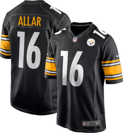 Nike Men's Pittsburgh Steelers Drew Allar #16 Home Black Game Jersey