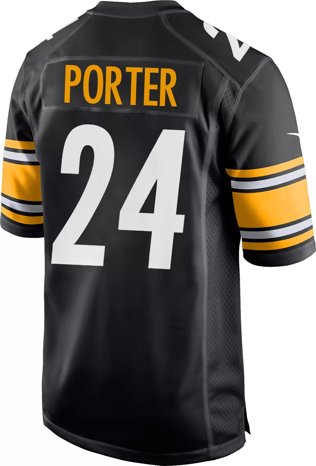 Nike Men's Pittsburgh Steelers Joey Porter Jr. #24 Black Game Jersey