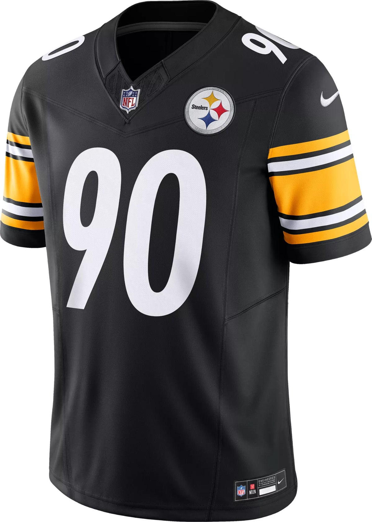 Nike Men's Pittsburgh Steelers T.J. Watt #90 Vapor F.U.S.E. Black Limited Jersey