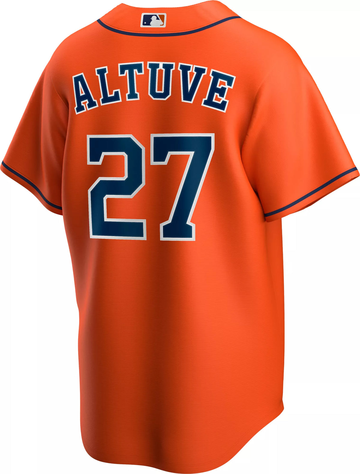 Nike Men's Replica Houston Astros Jose Altuve #27 Orange Cool Base Jersey