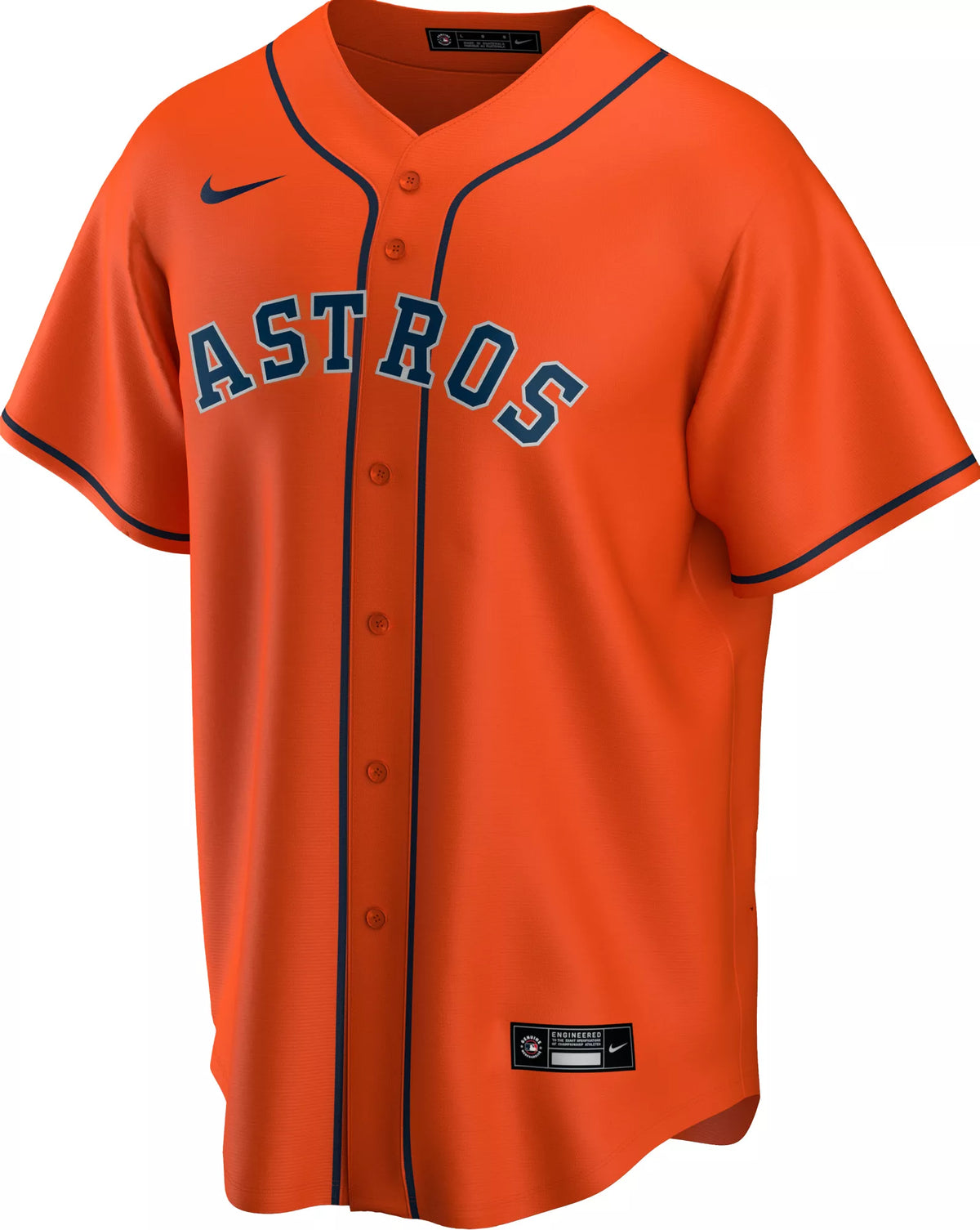 Nike Men's Replica Houston Astros Jose Altuve #27 Orange Cool Base Jersey
