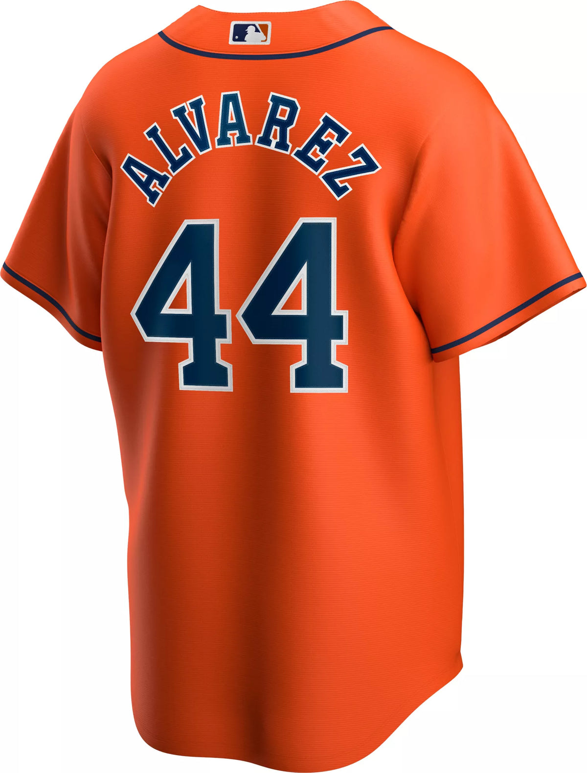 Nike Men's Replica Houston Astros Yordan Alvarez #44 Orange Cool Base Jersey