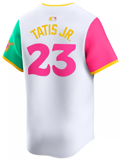 Nike Men's San Diego Padres Fernando Tatí­s Jr. #23 White Cool Base Jersey