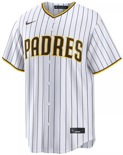 Nike Men's San Diego Padres Manny Machado #13 White Home Replica Jersey