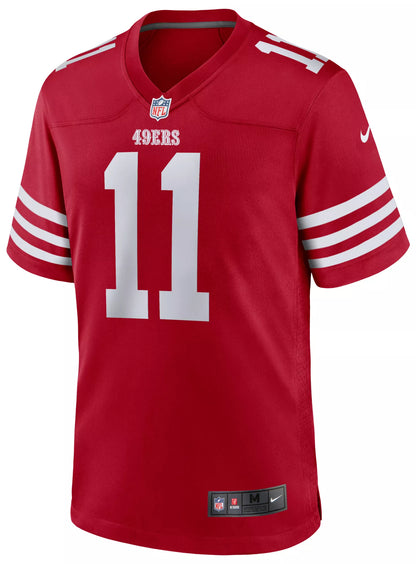 Nike Men's San Francisco 49ers Brandon Aiyuk #11 Red Game Jersey