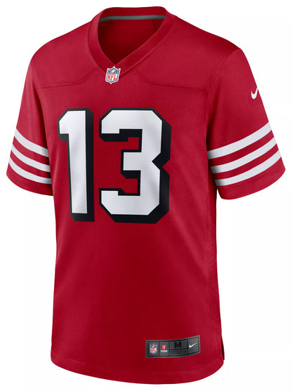 Nike Men's San Francisco 49ers Brock Purdy #13 Alternate Red Game Jersey