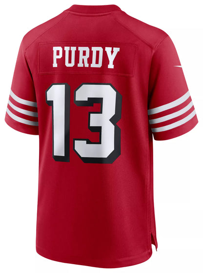 Nike Men's San Francisco 49ers Brock Purdy #13 Alternate Red Game Jersey