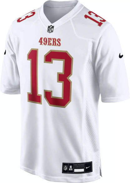 Nike Men's San Francisco 49ers Brock Purdy #13 Fashion White Game Jersey