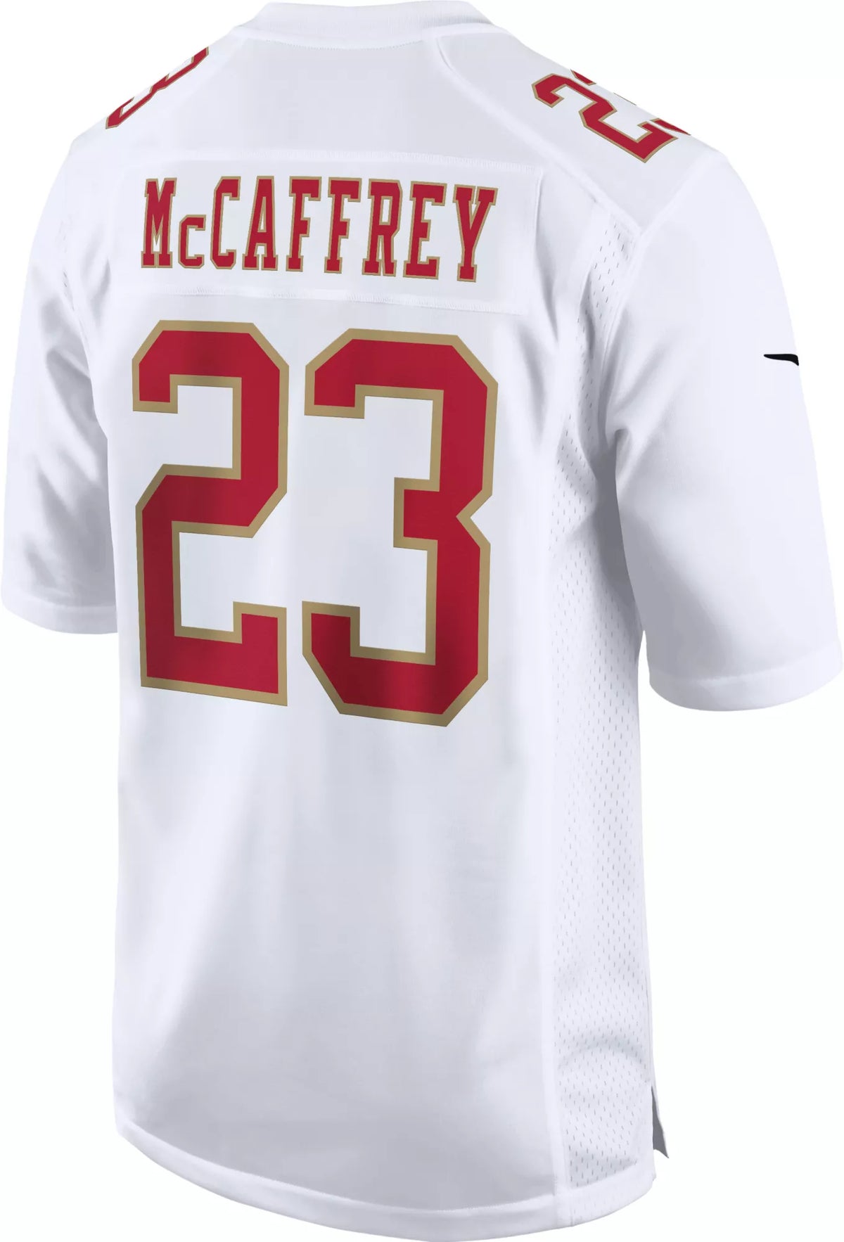 Nike Men's San Francisco 49ers Christian McCaffrey #23 Fashion White Game Jersey