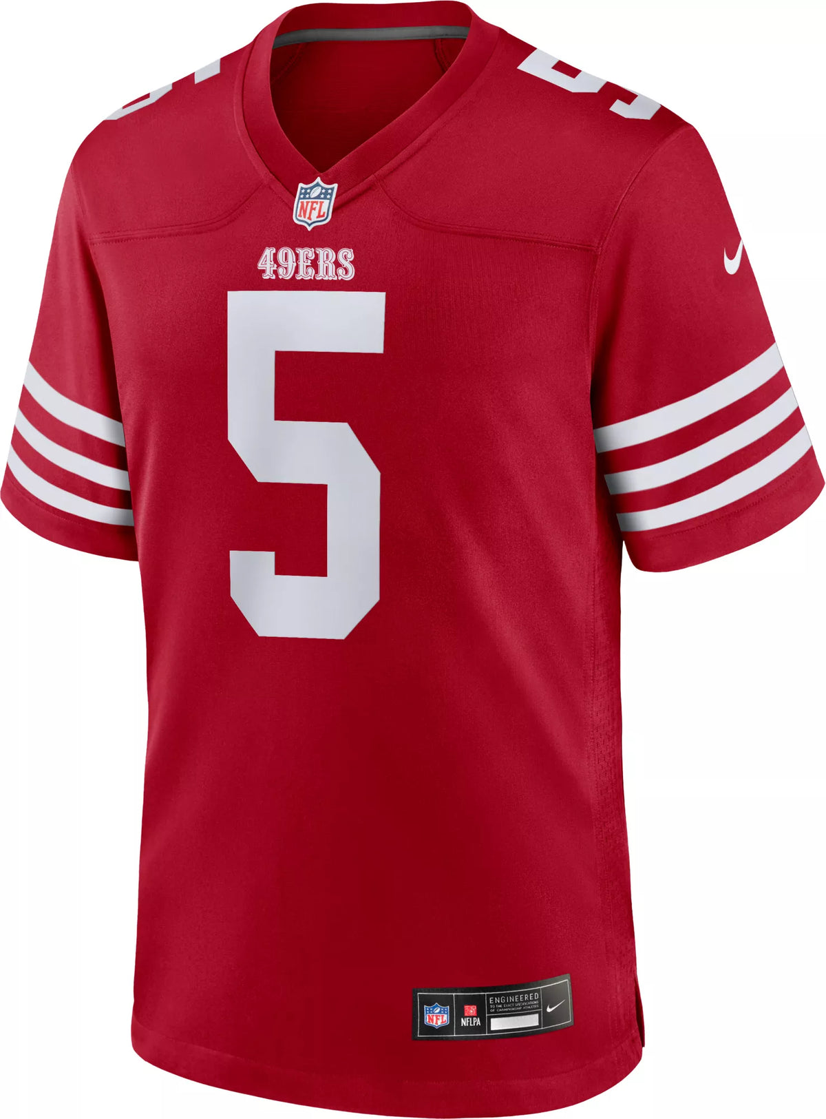 Nike Men's San Francisco 49ers Red Mike Evans #5 Home Game Jersey