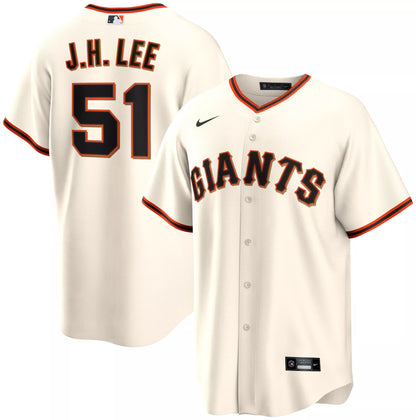 Nike Men's San Francisco Giants Jung Hoo Lee #51 Replica Home Jersey