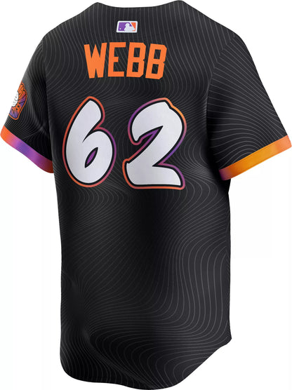 Nike Men's San Francisco Giants Logan Webb #62 City Connect Limited Vapor Jersey