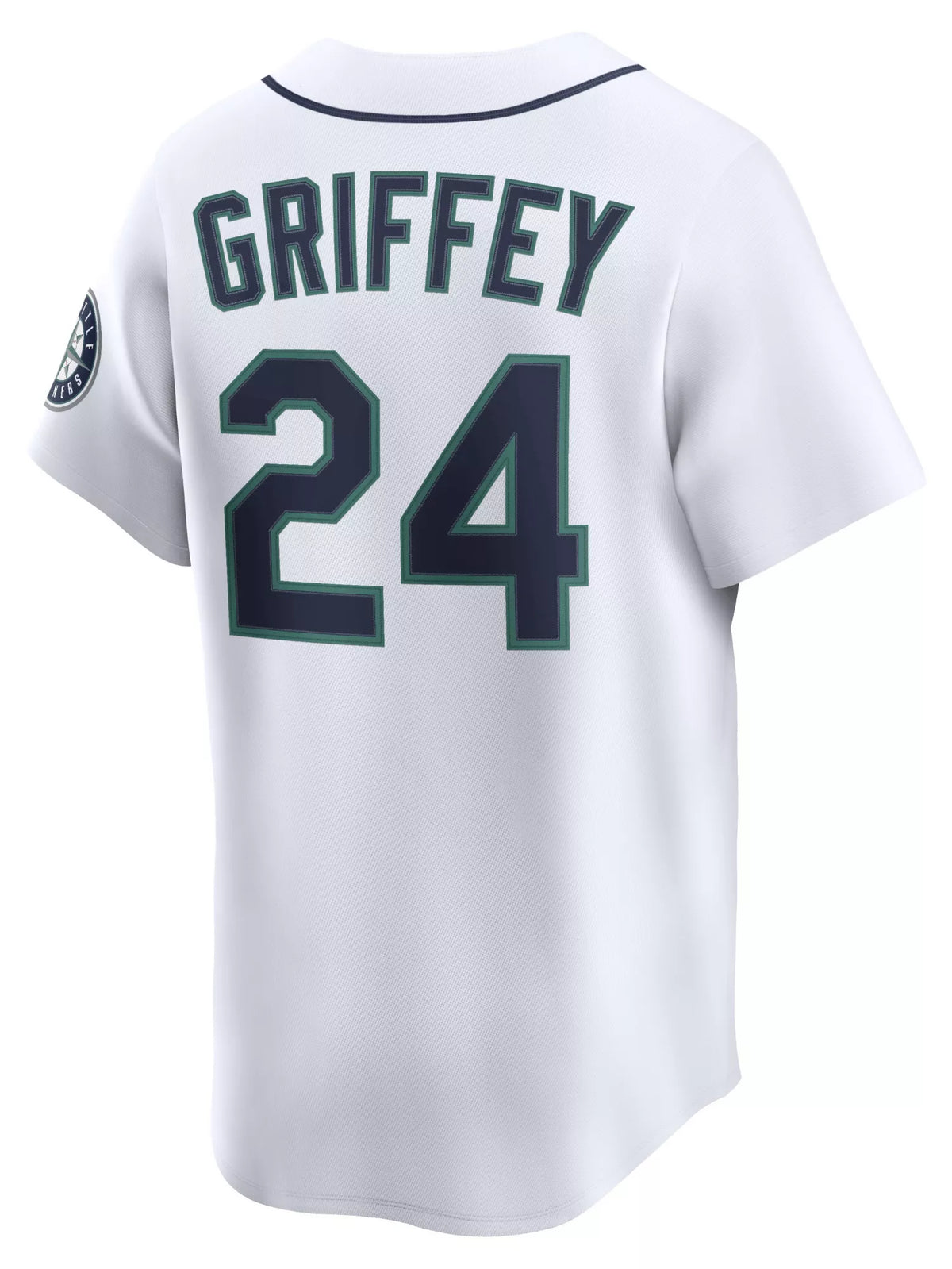 Nike Men's Seattle Mariners White Ken Griffey Jr. #24 Cooperstown Limited Jersey