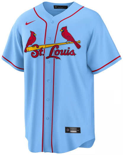 Nike Men's St. Louis Cardinals Blue Masyn Winn #0 Alternate Replica Jersey