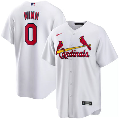 Nike Men's St. Louis Cardinals Masyn Winn #0 White Home Replica Jersey