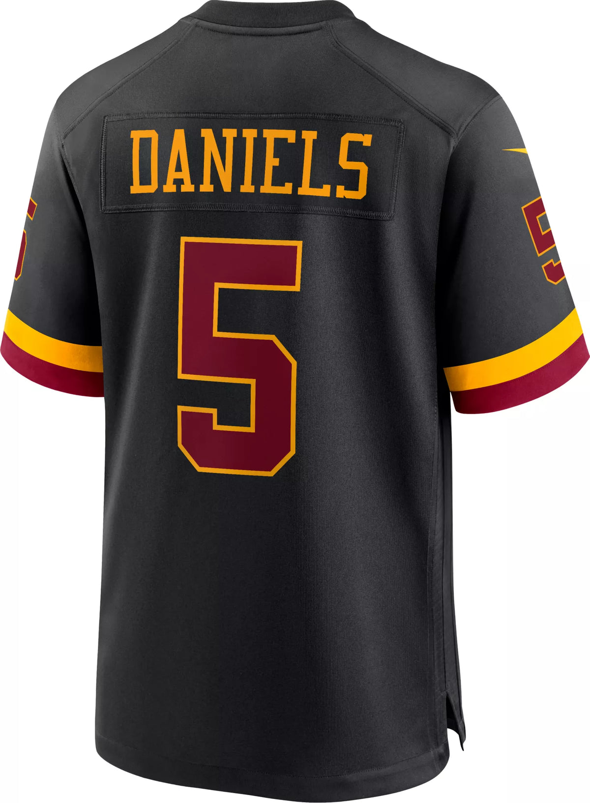 Nike Men's Washington Commanders Jayden Daniels #5 Black Alternate Game Jersey