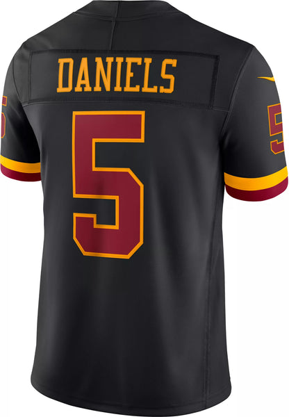 Nike Men's Washington Commanders Jayden Daniels #5 Black Alternate Limited Jersey