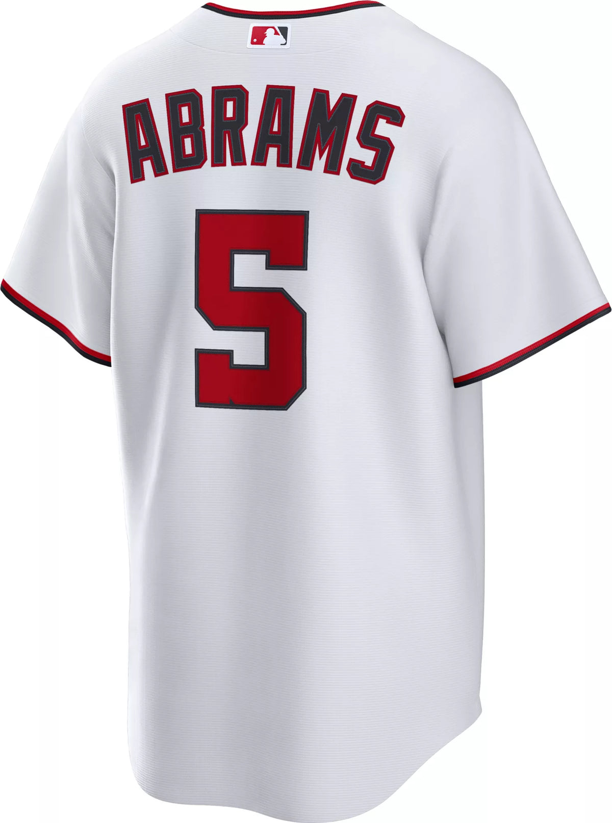 Nike Men's Washington Nationals CJ Abrams #5 White Home Replica Jersey