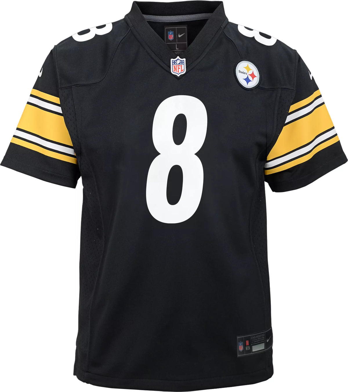 Nike Youth Pittsburgh Steelers Aaron Rodgers #8 Black Game Jersey