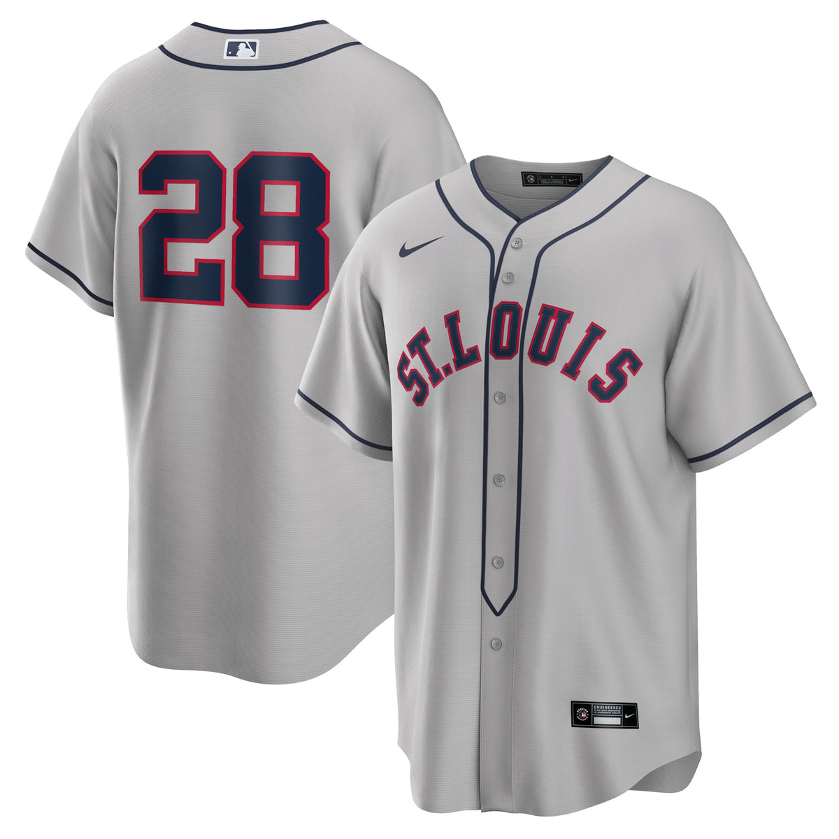 Nolan Arenado St. Louis Cardinals Nike 2024 Rickwood Classic Replica Player Jersey Gray