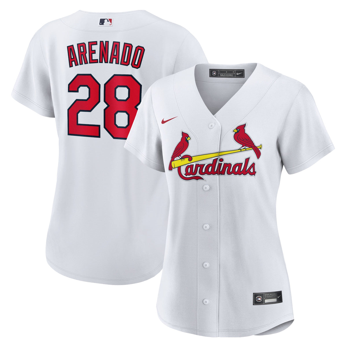 Nolan Arenado St. Louis Cardinals Nike Women's Home Official Replica Player Jersey White