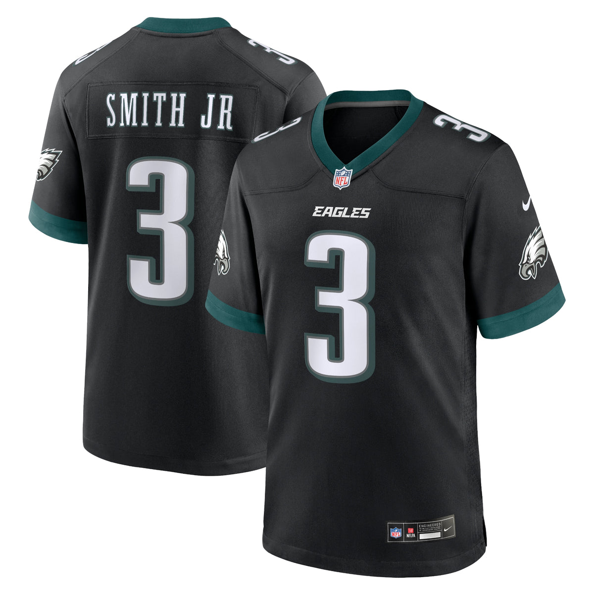 Nolan Smith Philadelphia Eagles Nike Alternate Game Jersey Black