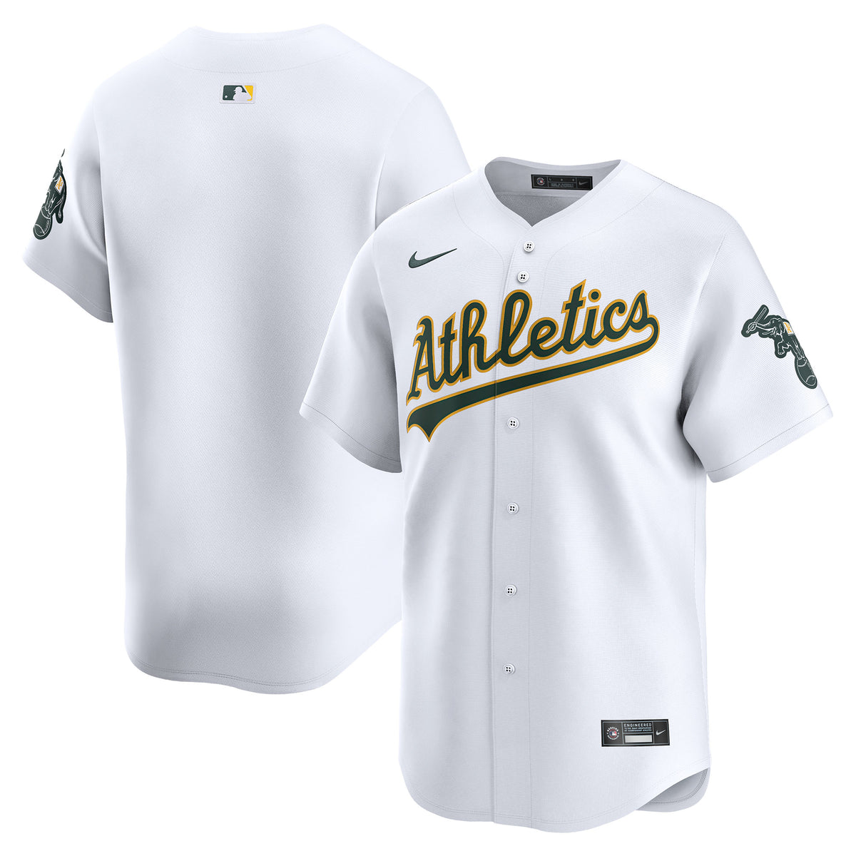 Oakland Athletics Nike Home Limited Jersey White