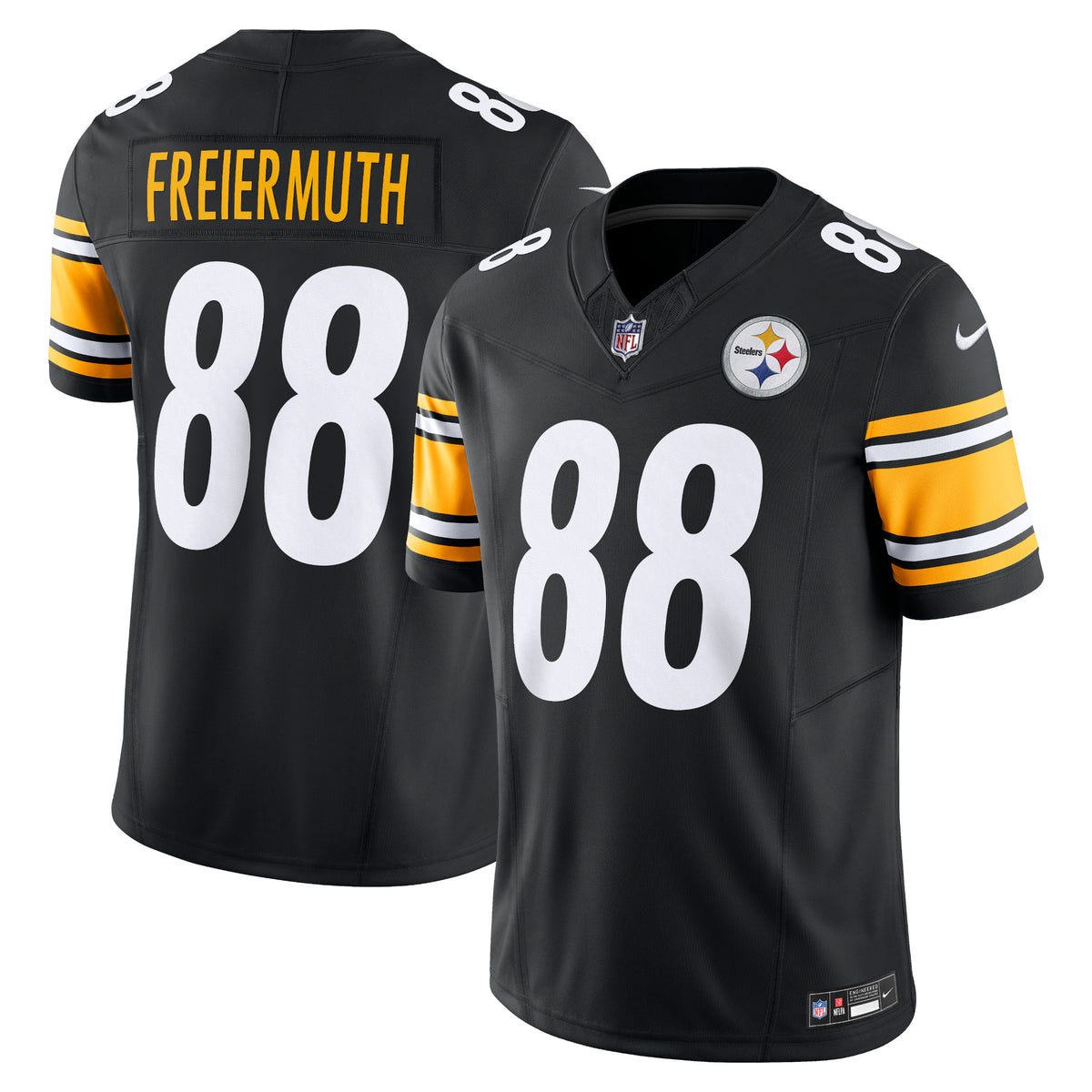 Pat Freiermuth Pittsburgh Steelers Nike Vapor F.U.S.E. Limited Jersey Black
