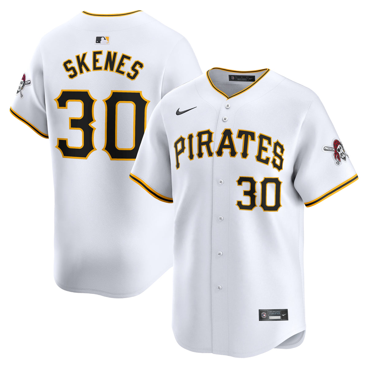 Paul Skenes Pittsburgh Pirates Nike Home Limited Player Jersey White