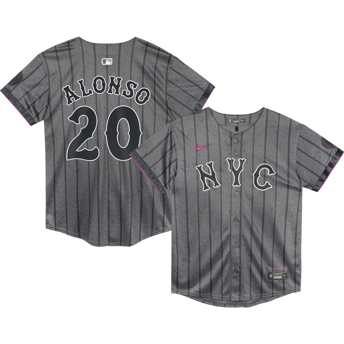 Pete Alonso New York Mets Nike Preschool 2024 City Connect Limited Player Jersey Graphite