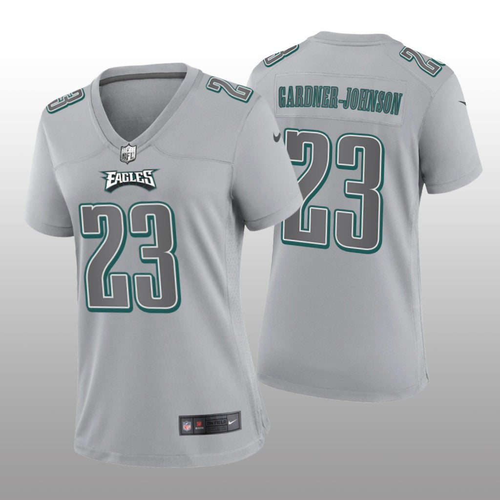 Philadelphia Eagles C.J. Gardner-Johnson Gray Jersey Atmosphere Fashion Game Women's