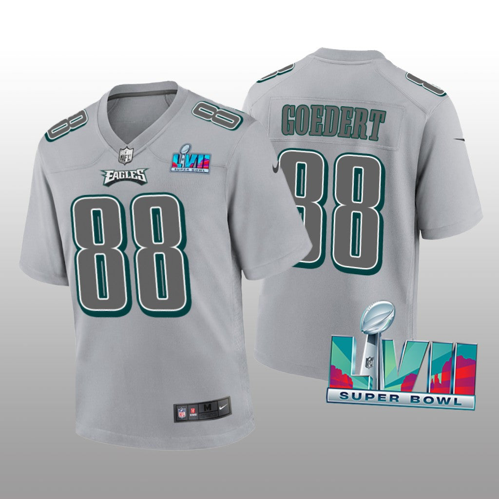 Philadelphia Eagles Dallas Goedert Gray Atmosphere Jersey Super Bowl LVII Youth