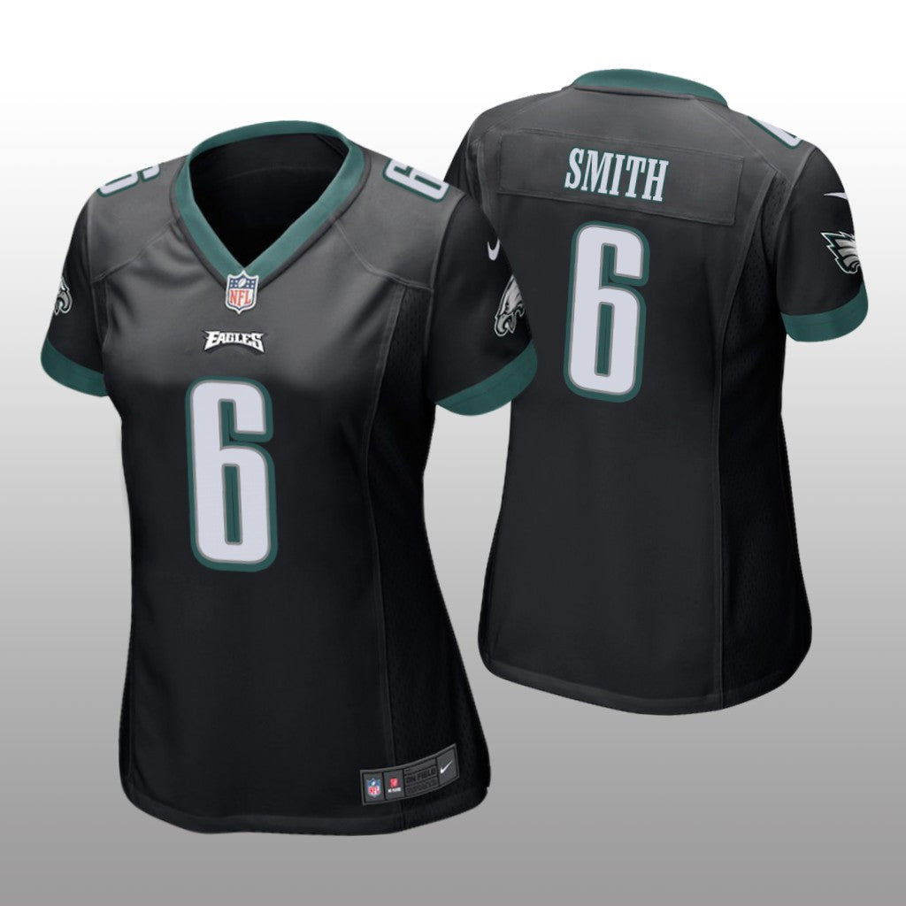 Philadelphia Eagles DeVonta Smith Black Jersey Game Women's