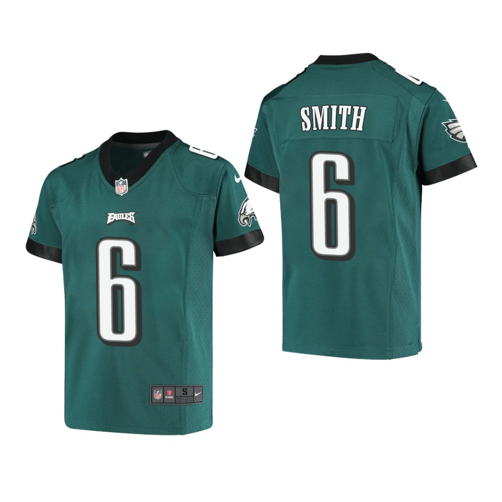 Philadelphia Eagles DeVonta Smith Midnight Green Jersey Game Youth