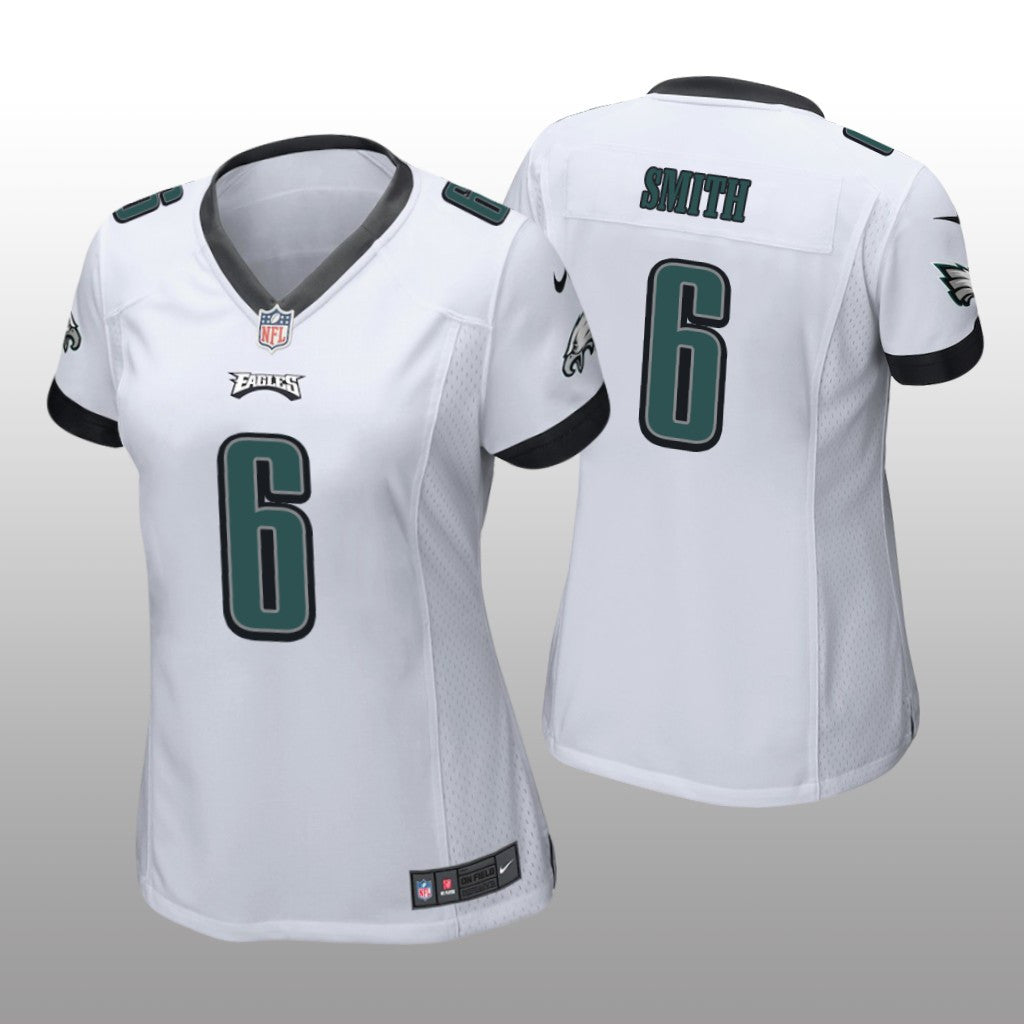 Philadelphia Eagles DeVonta Smith White Jersey Game Women's