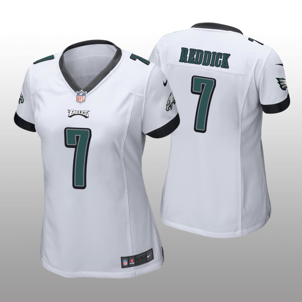 Philadelphia Eagles Haason Reddick White Jersey Game Women's