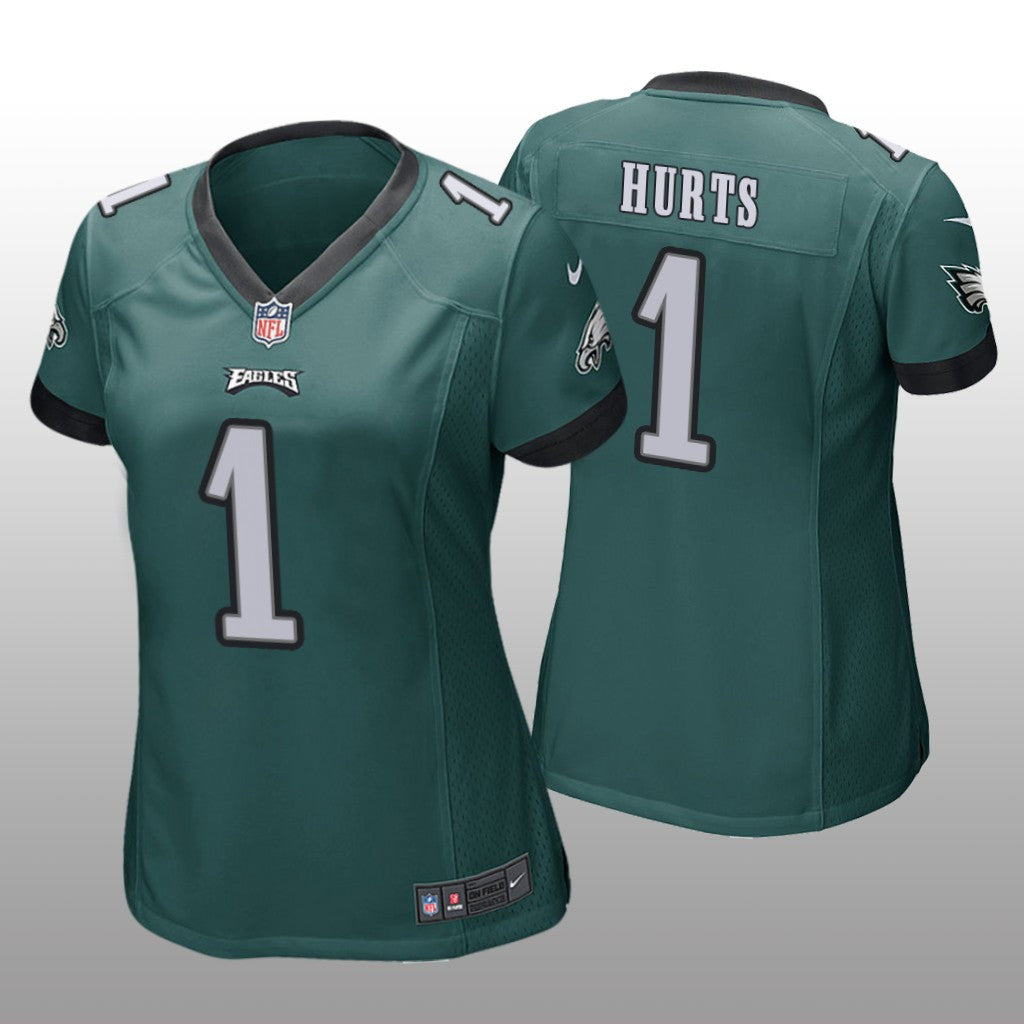 Philadelphia Eagles Jalen Hurts Green Jersey Game Women's