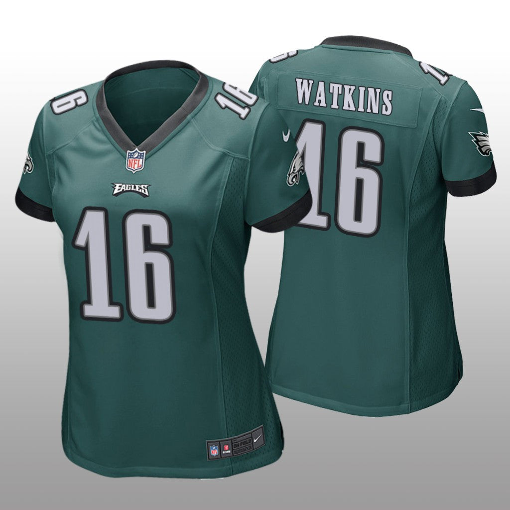 Philadelphia Eagles Quez Watkins Green Jersey Game Women's