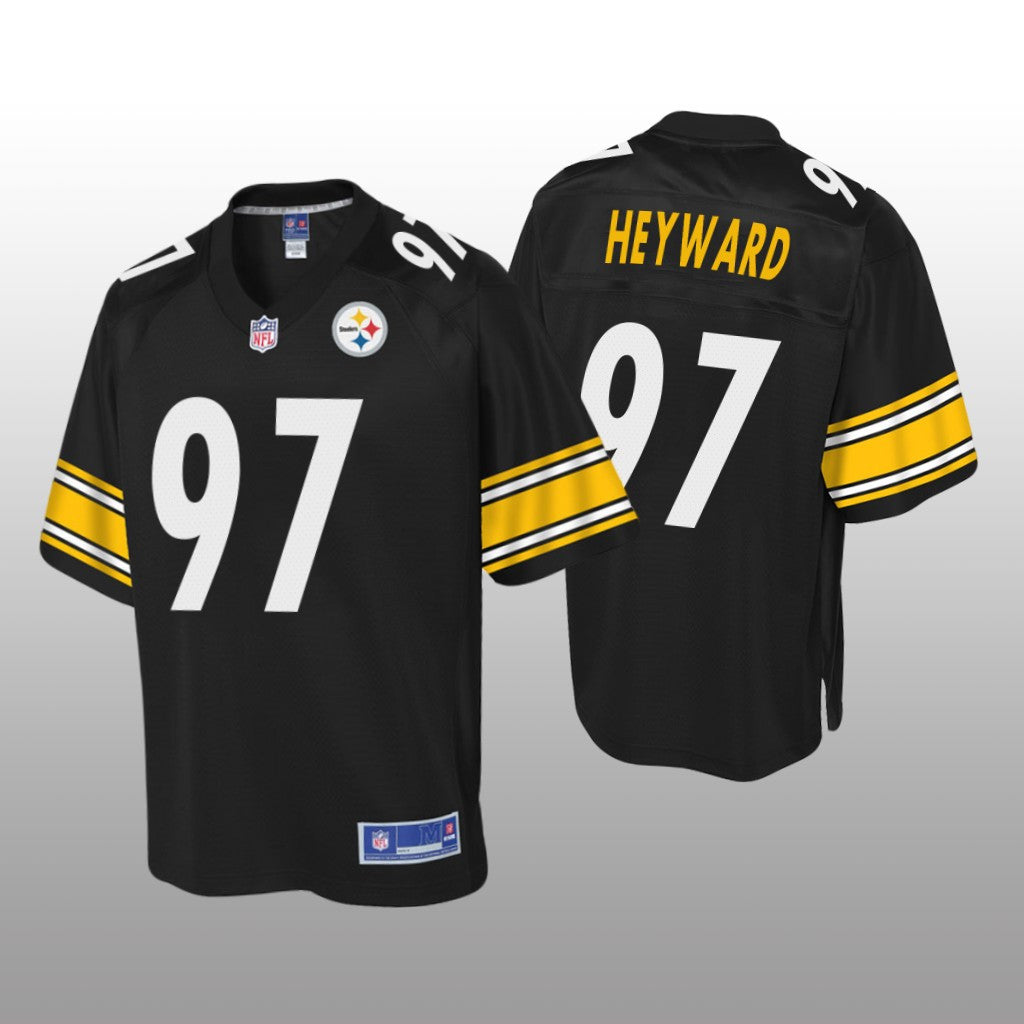Pittsburgh Steelers #97 Black Cameron Heyward Pro Line Jersey Youth