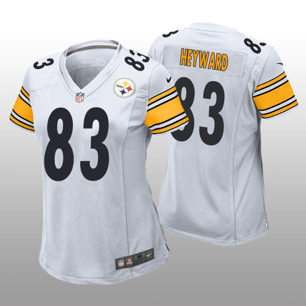 Pittsburgh Steelers Connor Heyward White Jersey Game Women's